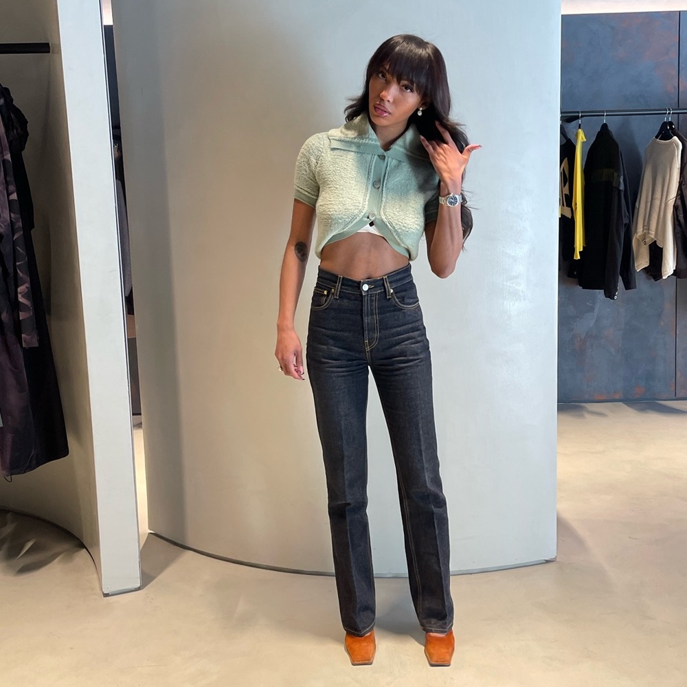Jacquemus Dark Wash stitch denim